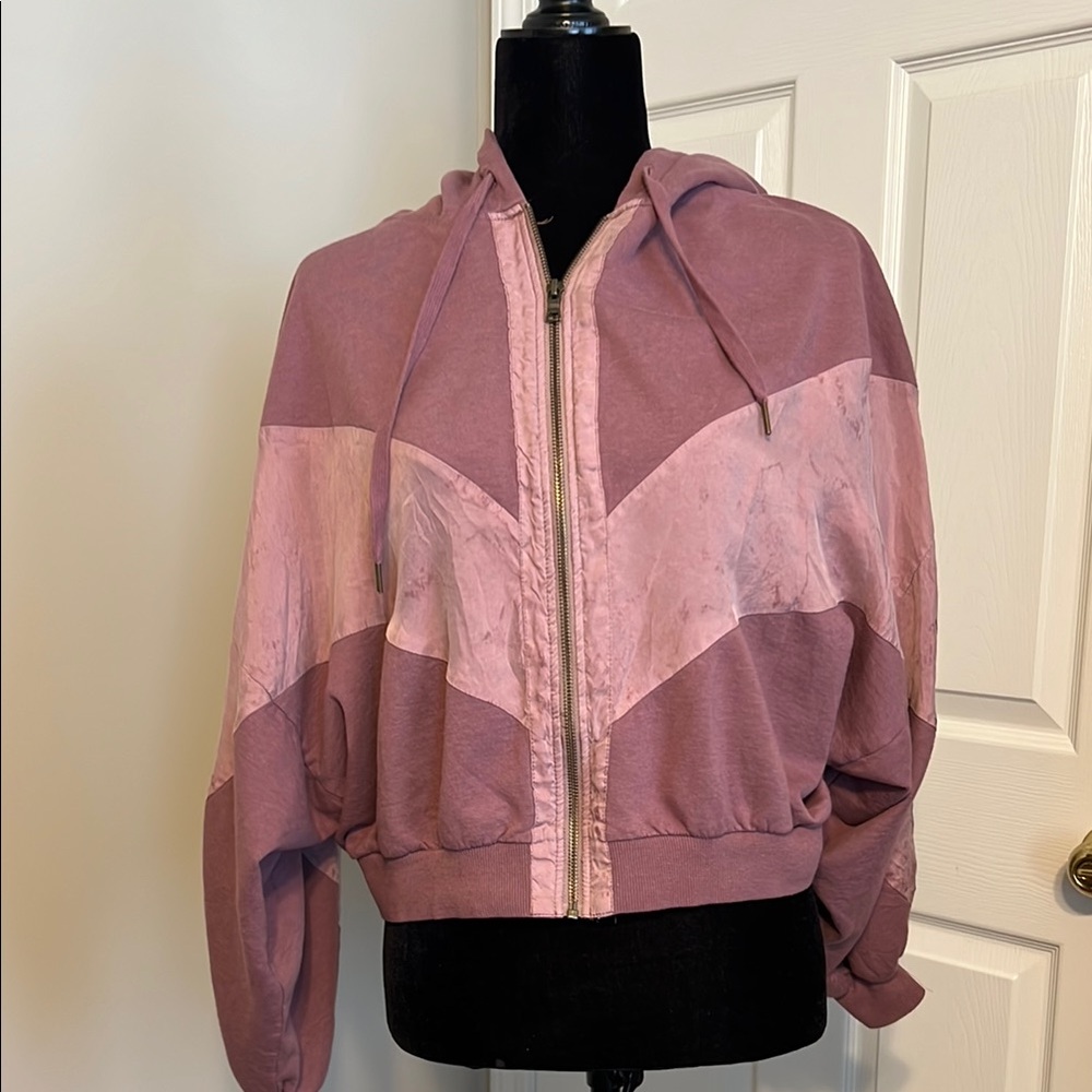 PINK Victoria's Secret Pink Bomber Jacket Chevron Design